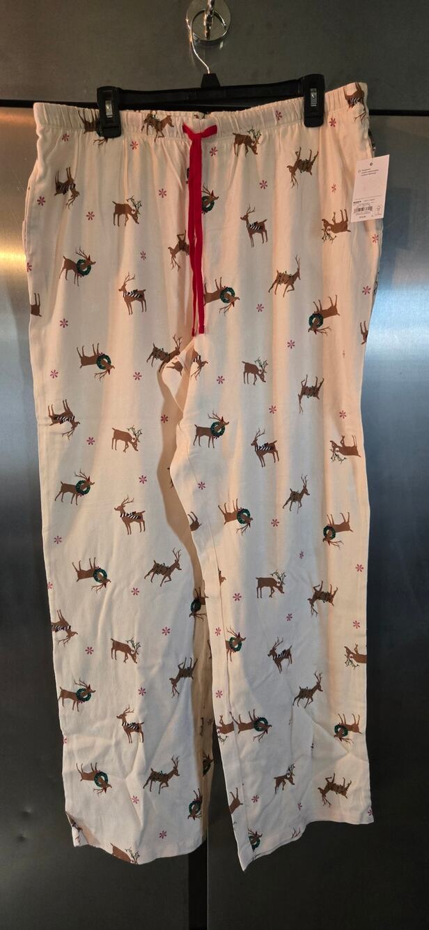 Sonoma Goods For Life Women's XL Christmas Reindeer Pajama Pants NWT
